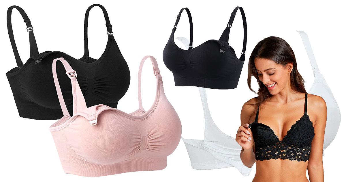 HEYME Schwangerschafts BH Ohne Bügel Still-BH Push-up nathloser Weich M-XL.  #apparel #bra