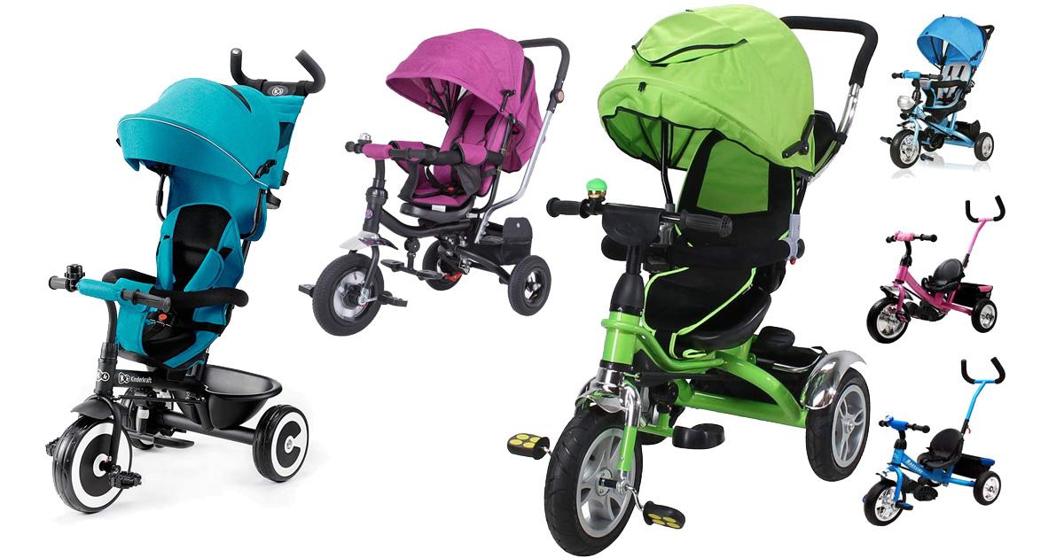 FASCOL 2in1 Kinderdreirad Laufrad Fahrrad Schubstange Baby Tricycle Kinderwagen