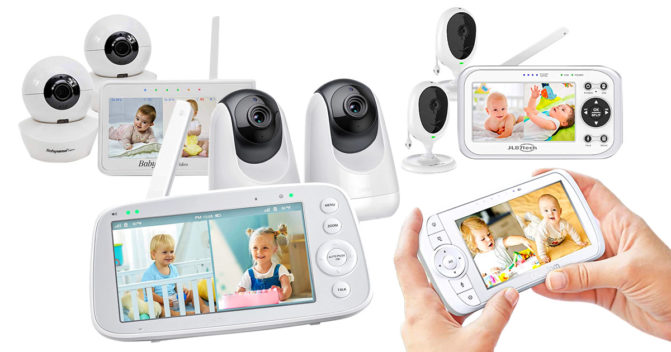 Babyphone mit Kamera mit 3,5-Zoll-LCD Digital Baby & Kind Babyartikel Sicherheitsprodukte für Kinder Babyphones 