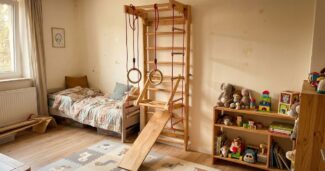 Sprossenwand fürs Kinderzimmer - © wunschkind-community.de