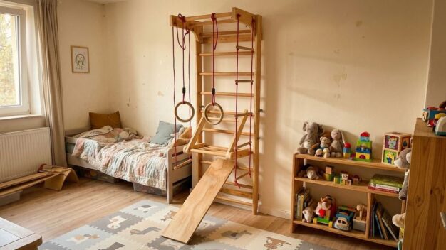 Sprossenwand fürs Kinderzimmer - © wunschkind-community.de