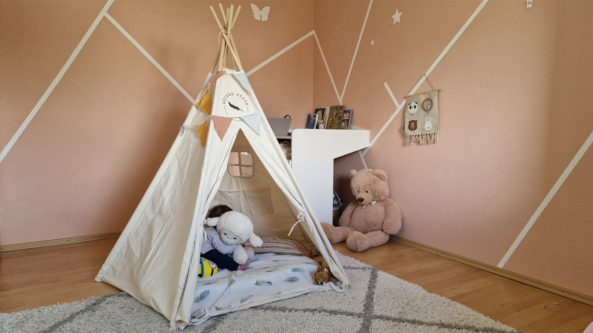 Tipi-Zelte für das Kinderzimmer - © Leonora Bajraktari / wunsch-kind.at